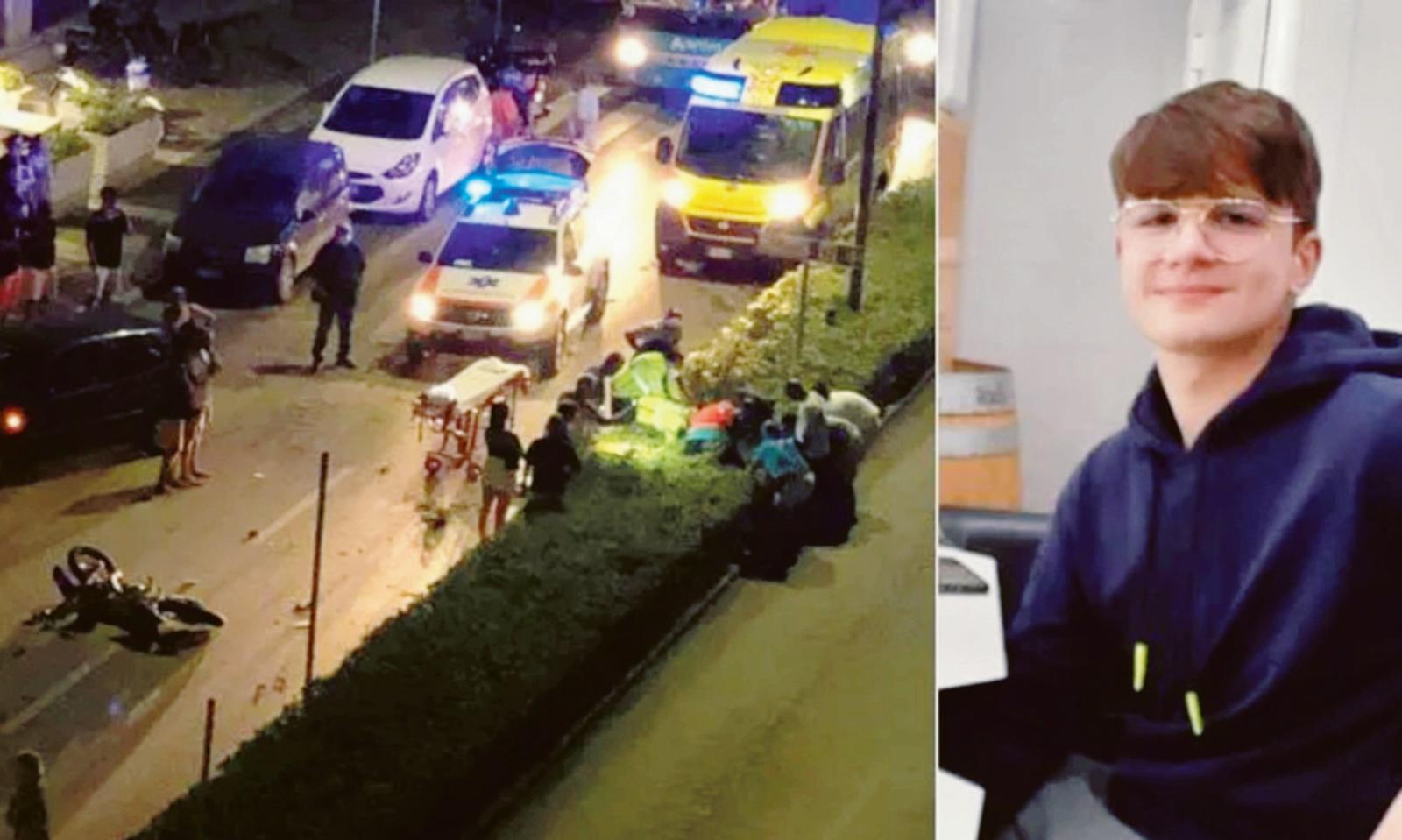 Alessandro, travolto ai 100 all&rsquo;ora