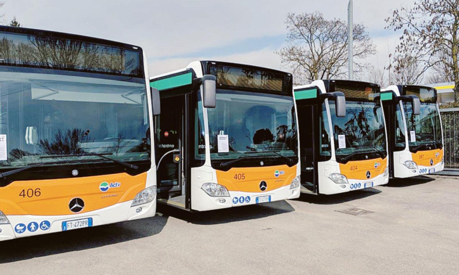 I bus in Val da Rio per favorire la Ztl