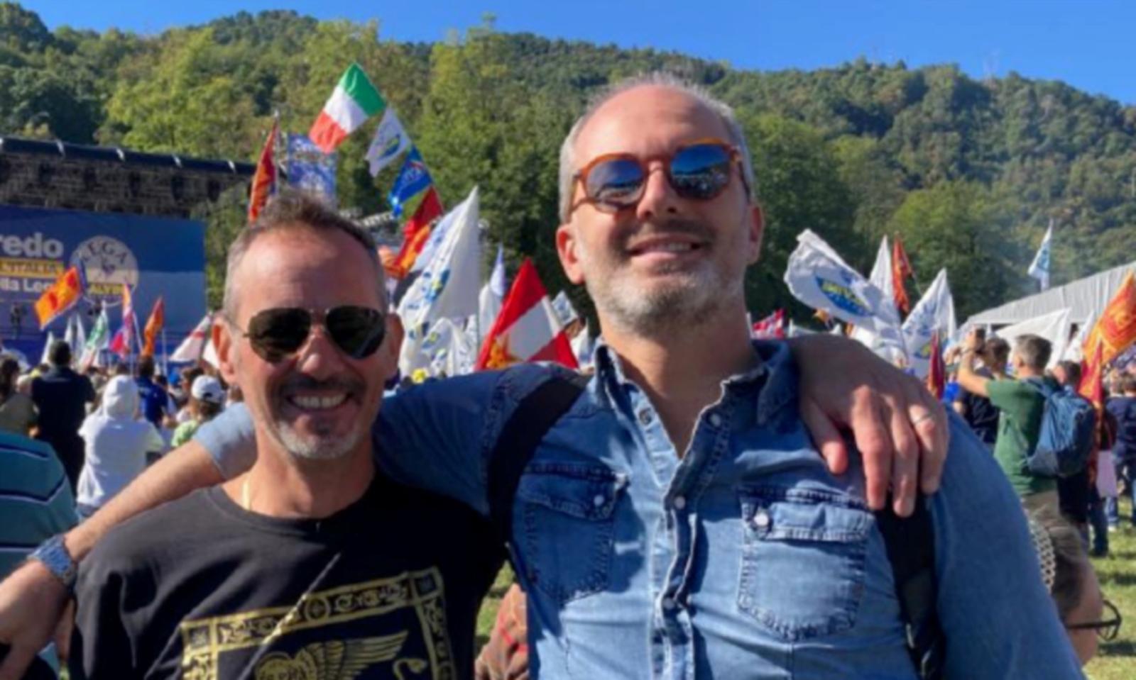 Munari e Grandi a Pontida: &ldquo;Domenica andiamo in massa alle urne&rdquo;