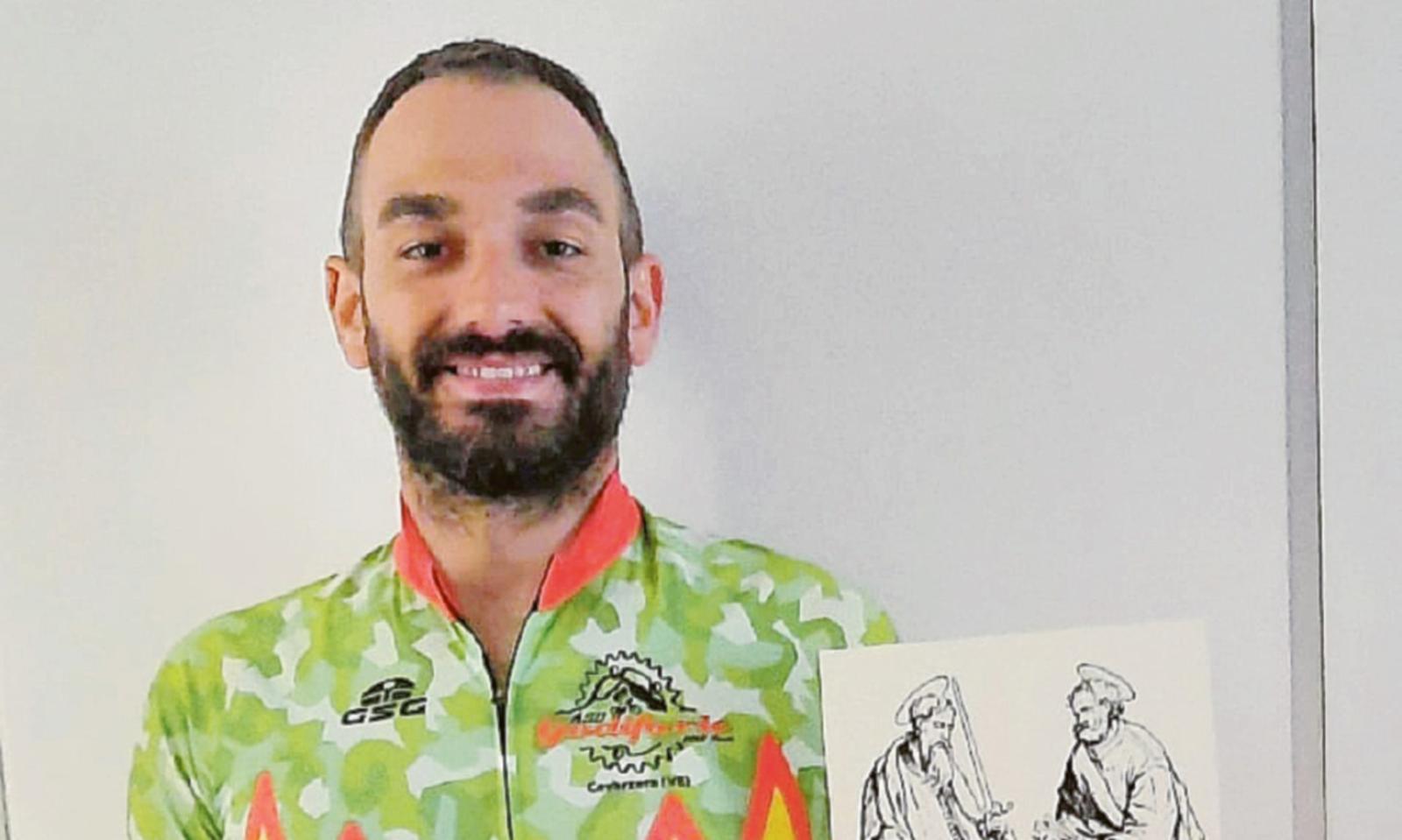 Sandro, pellegrino in bici per 700 km