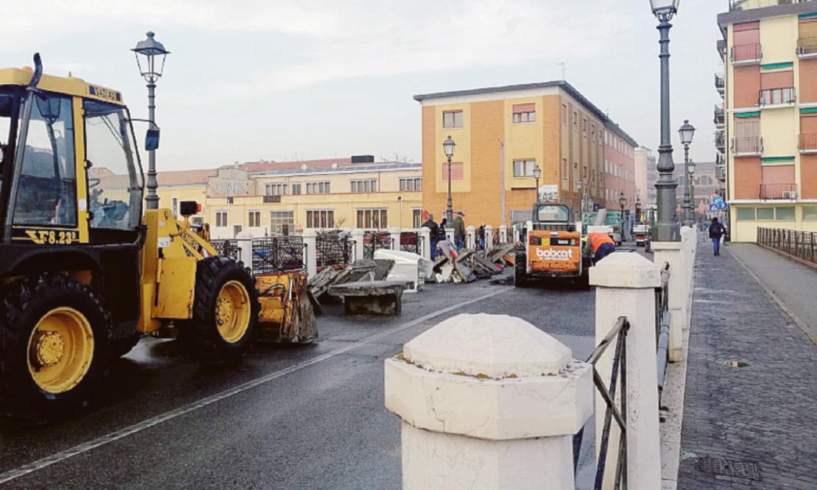 Tre settimane di lavori al ponte Cavanis