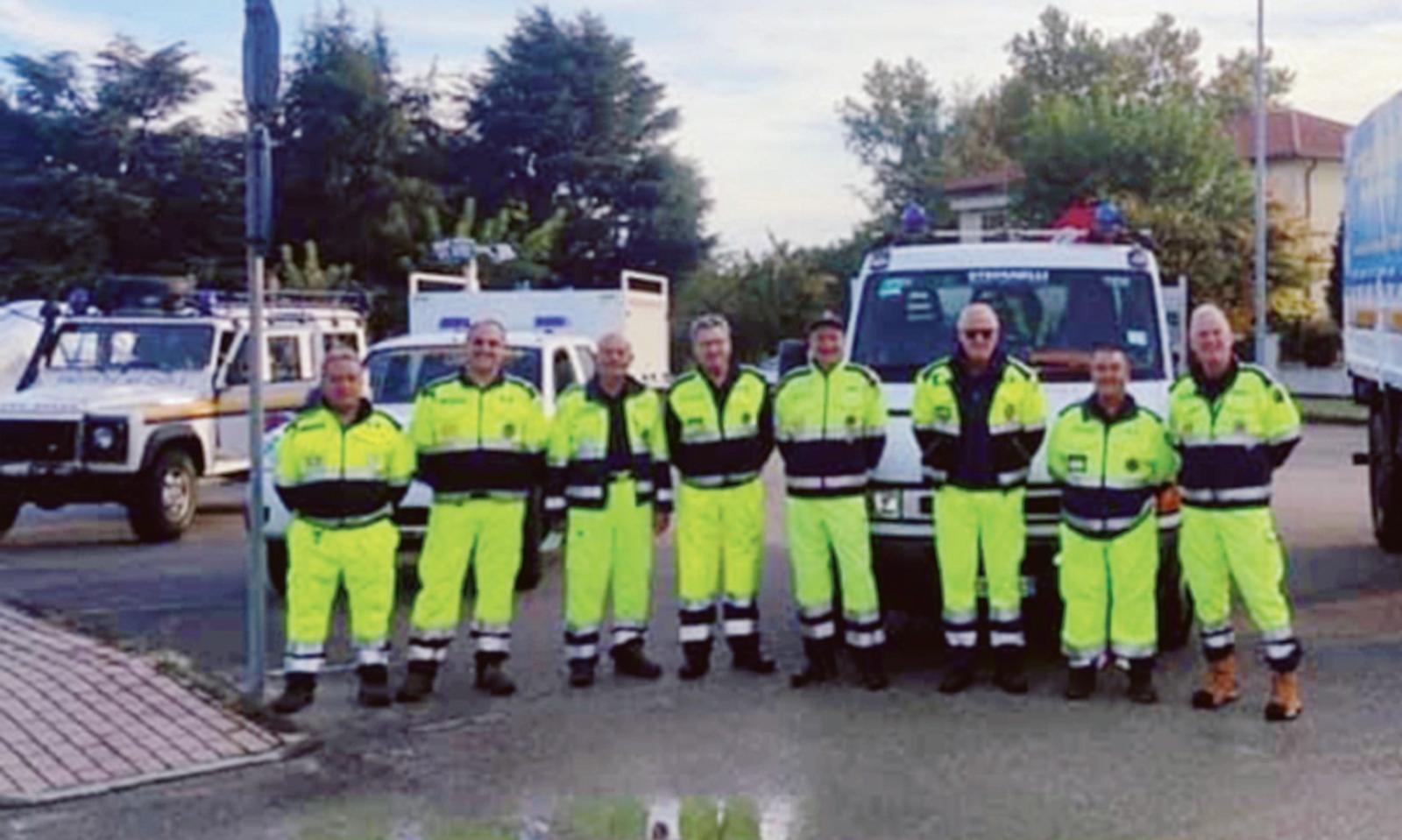 Gli angeli gialli in aiuto alle Marche