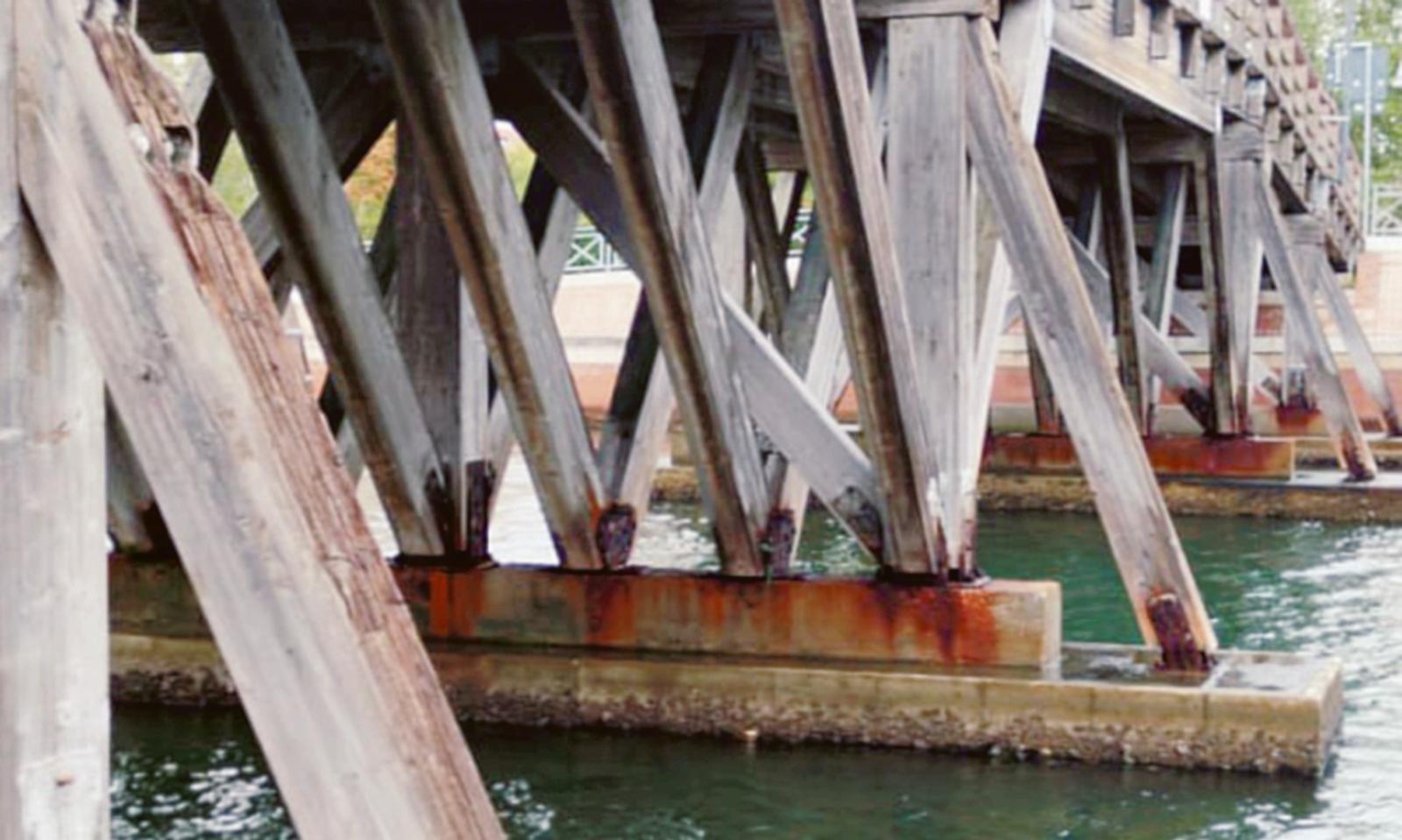 A rischio il ponte Baden Powell