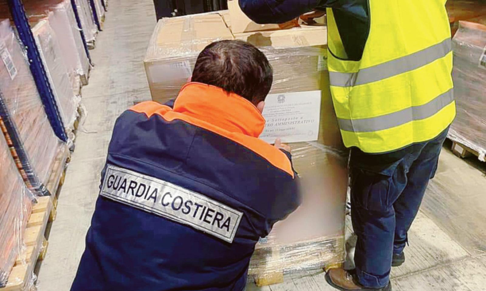 Maxi operazione della Guardia Costiera sequestrate 858 tonnellate di pesce