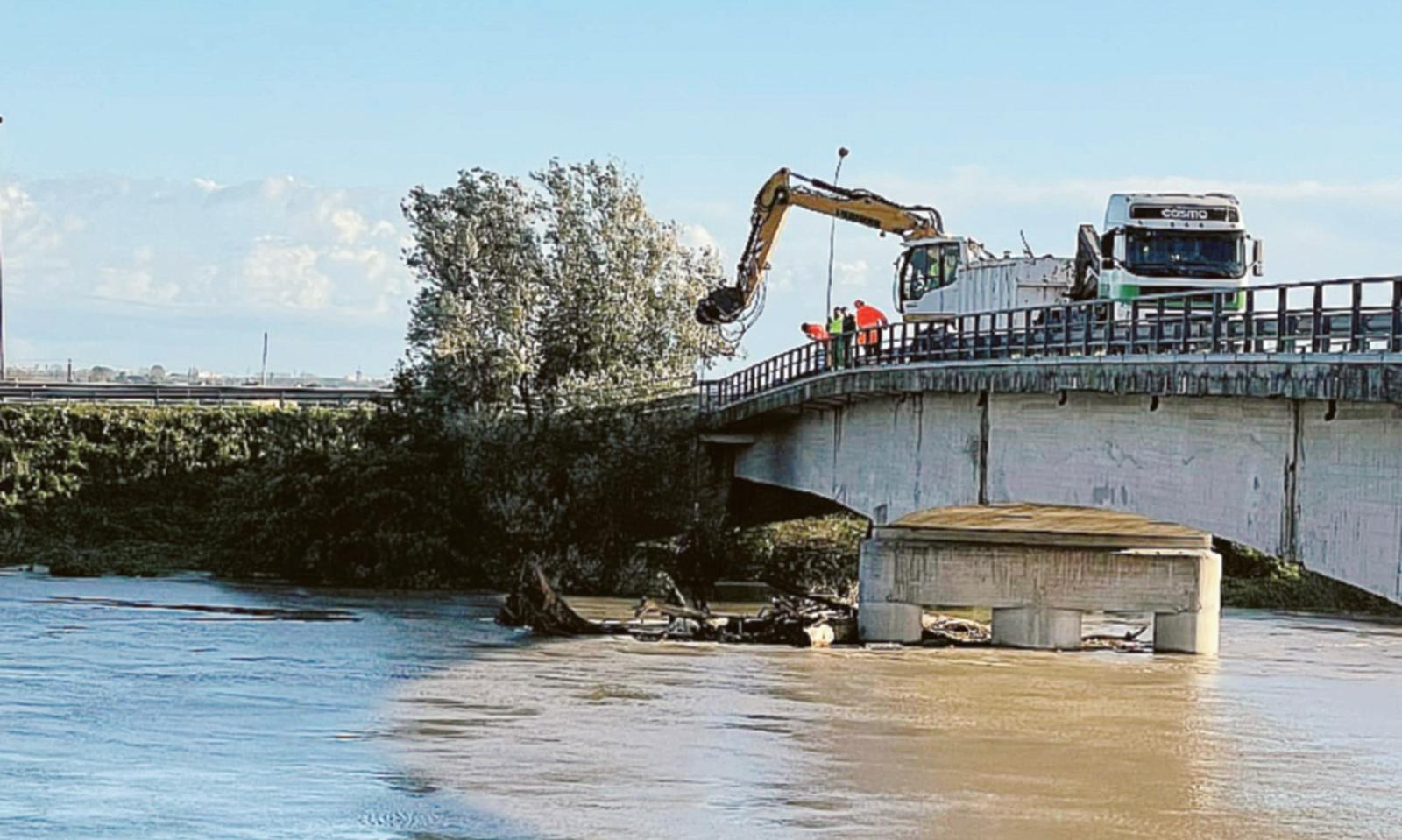 Rami sul ponte, scatta la pulizia
