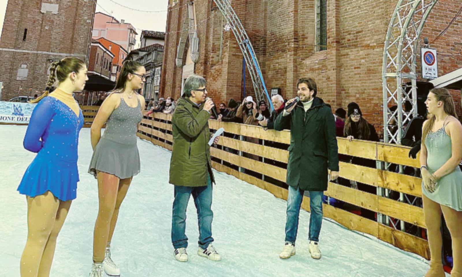 Ciao ciao pista sul ghiaccio!