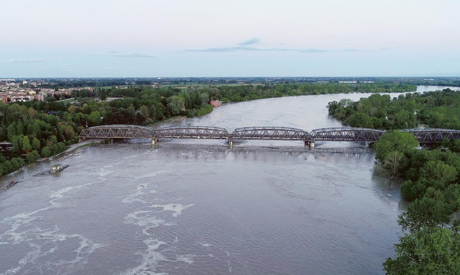 Emergenza idraulica sul fiume Po: scatta il preallarme in Veneto