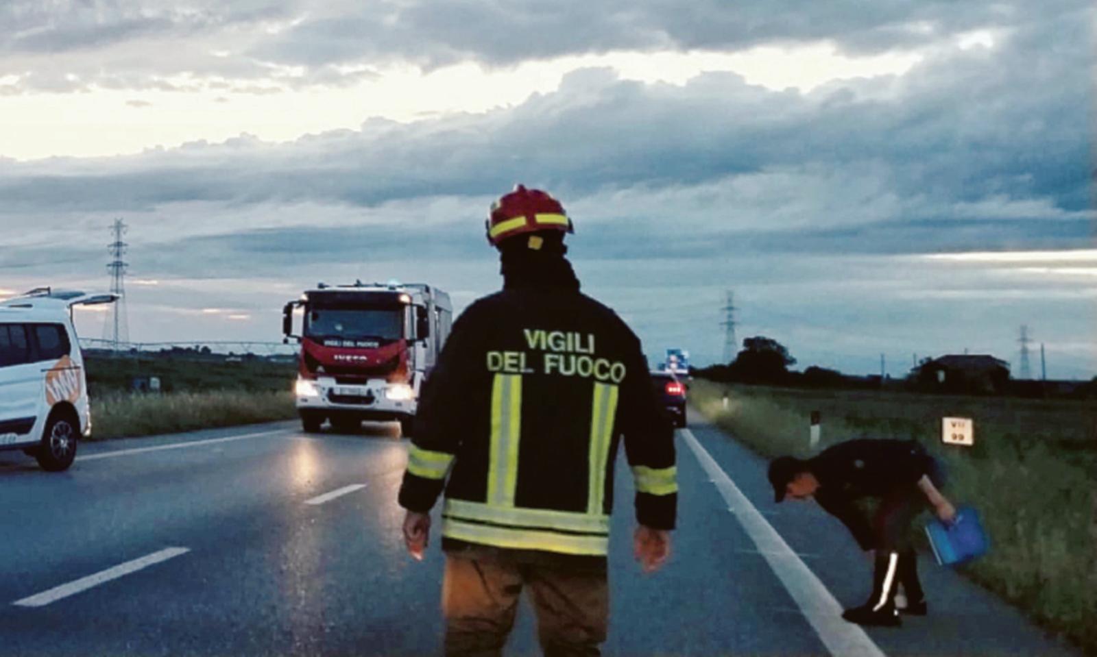 Schianto in Romea, morto operaio