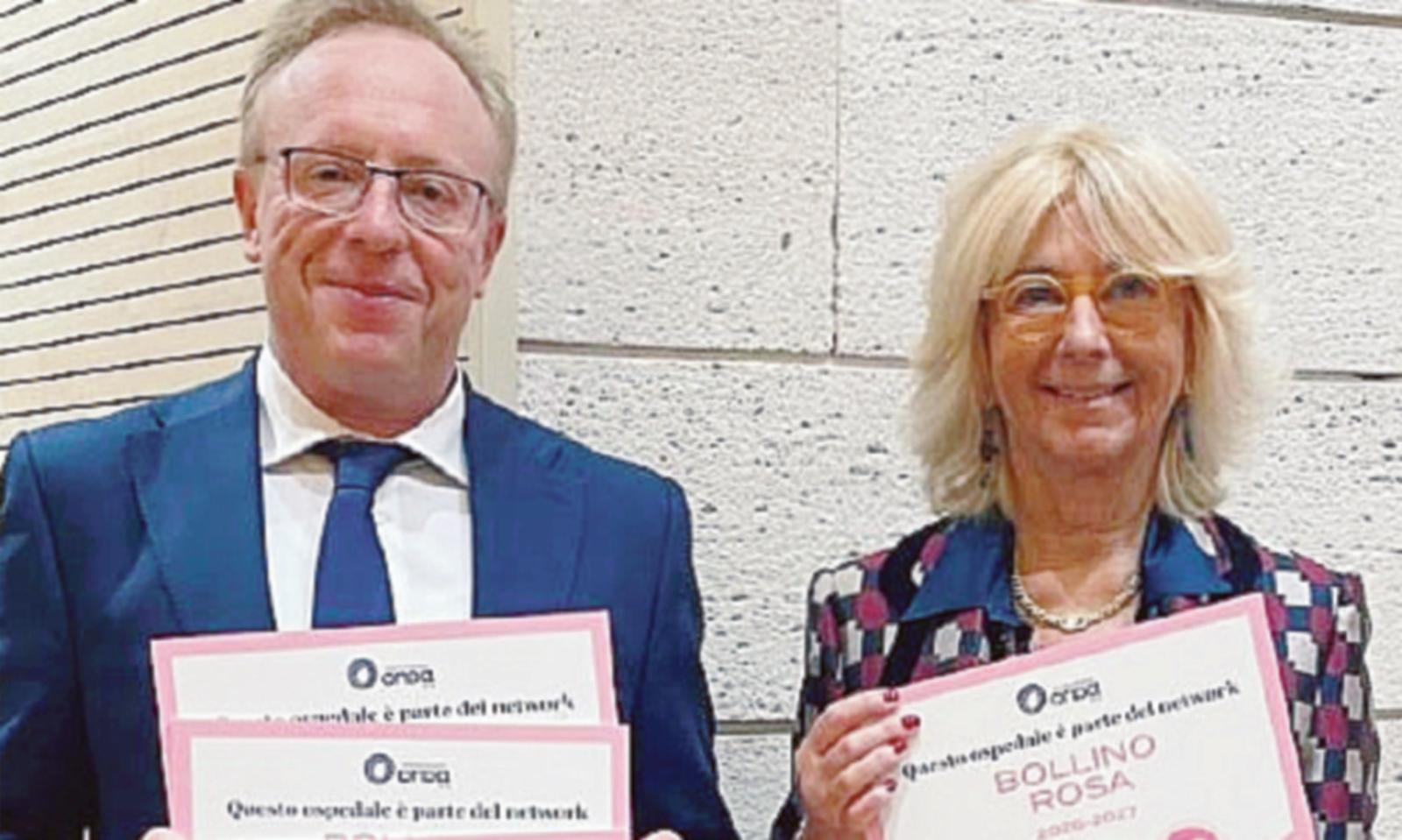 Bollini rosa per gli ospedali veneziani