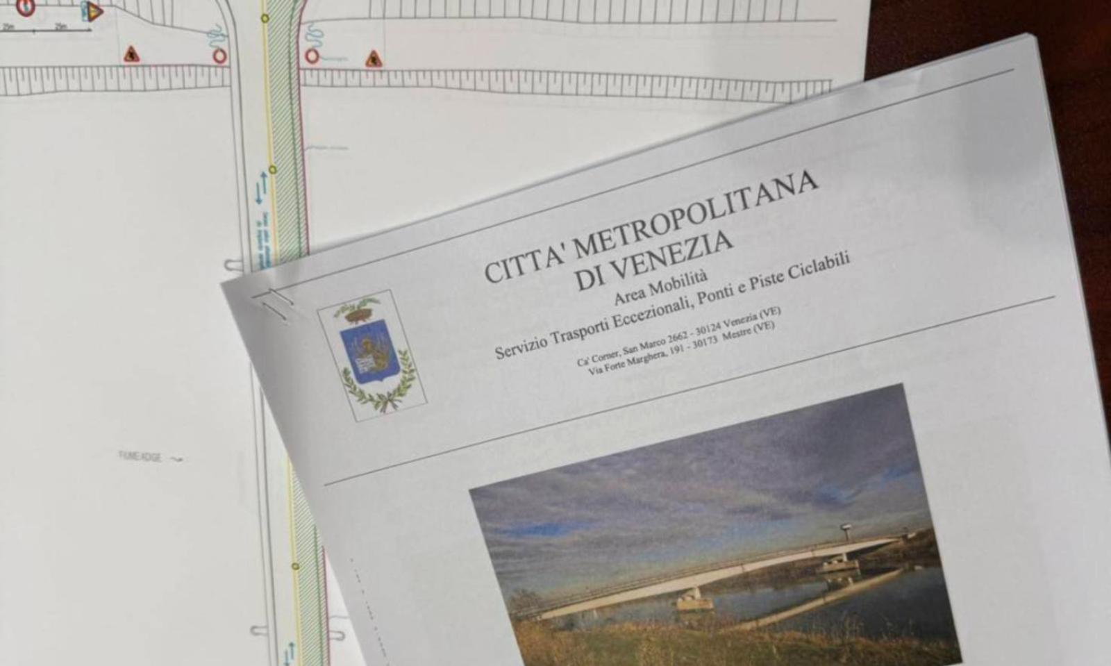 Via al cantiere sul ponte dell&rsquo;Adige a San Pietro