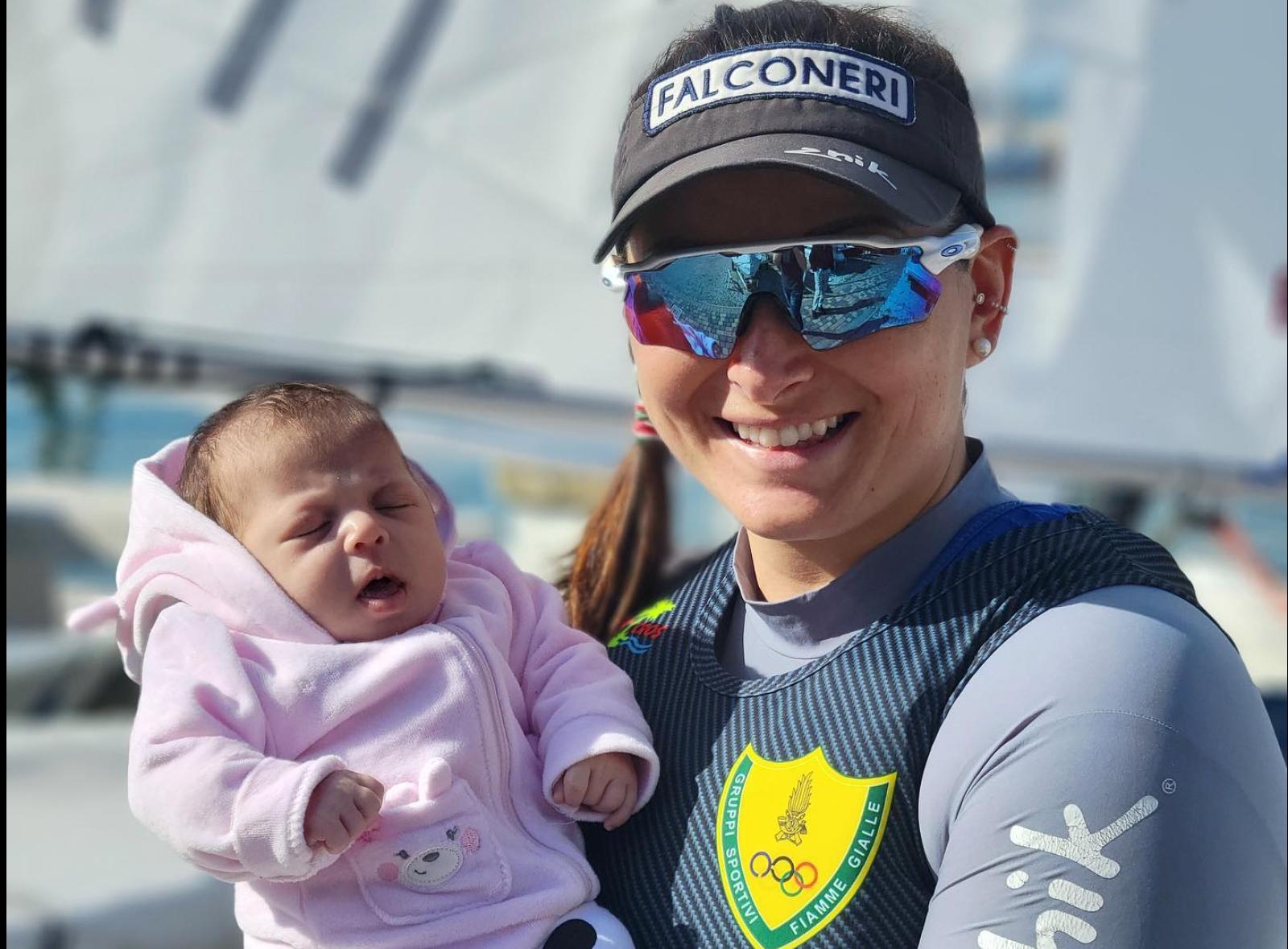 La campionessa Zennaro torna ad allenarsi a un mese dalla nascita di Olimpia!