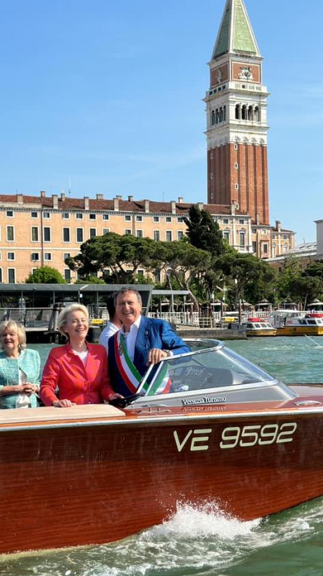 Ursula von der Leyen a Venezia