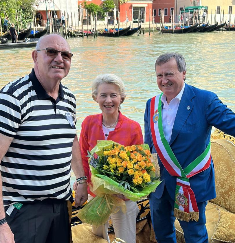 Ursula von der Leyen a Venezia