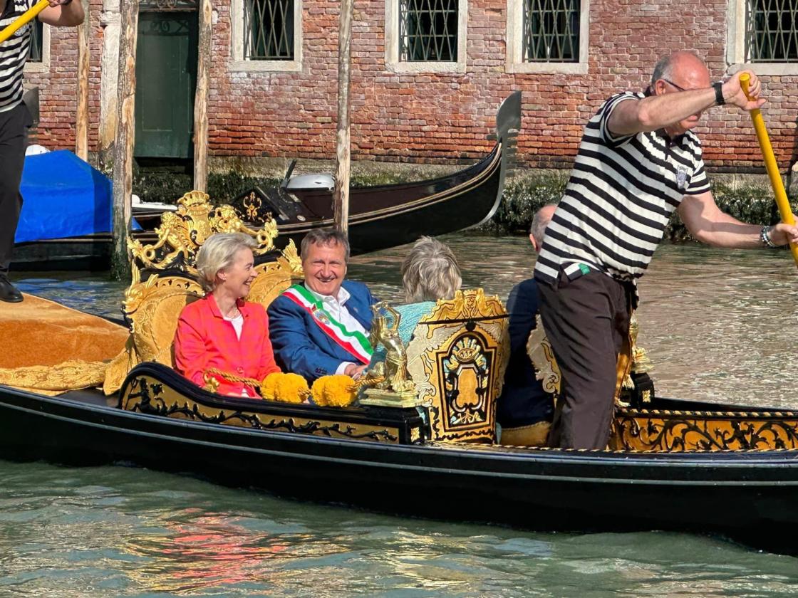 Ursula von der Leyen a Venezia