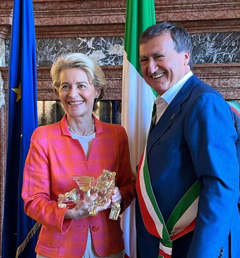 Ursula von der Leyen a Venezia