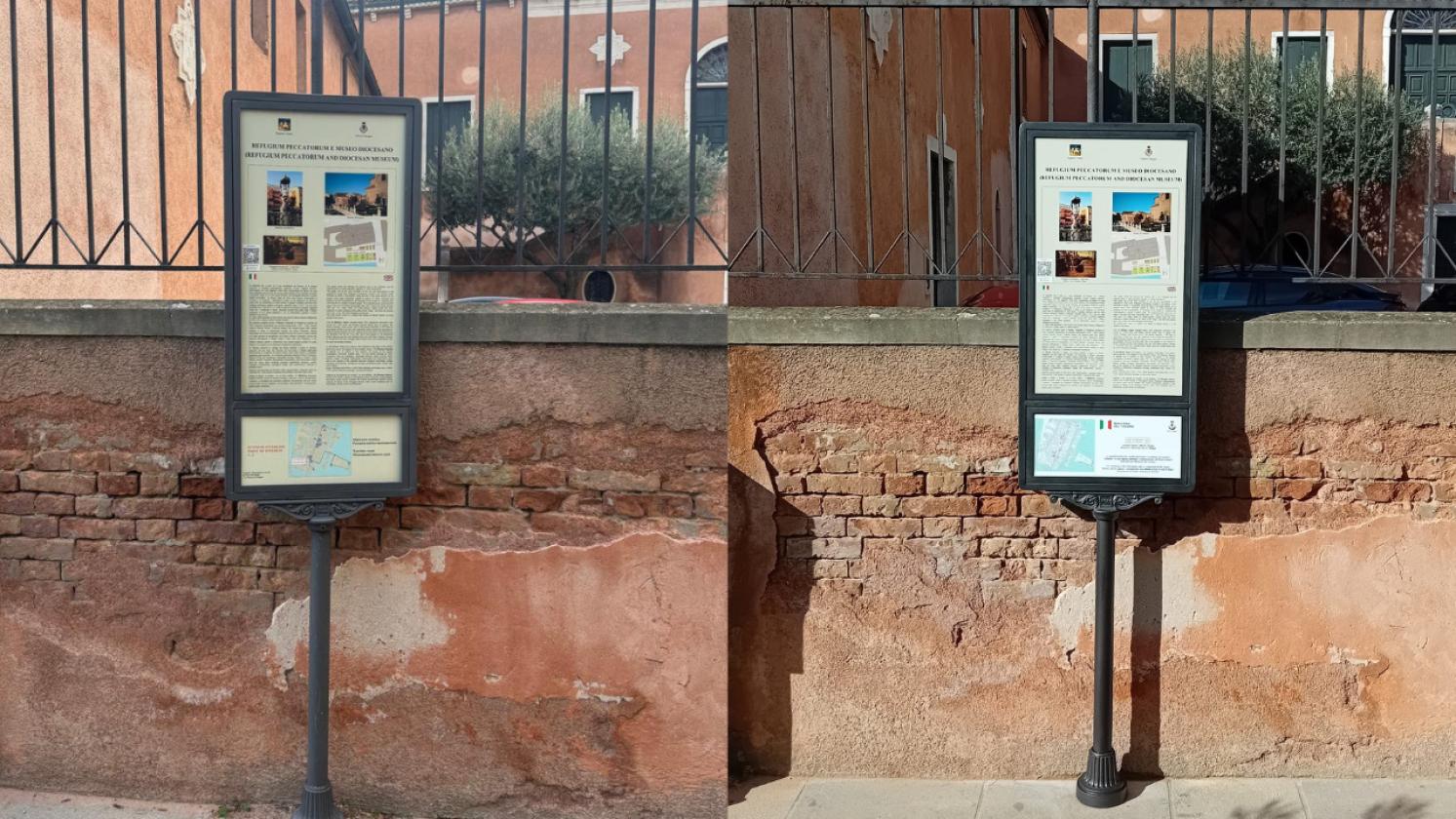  Bacheca Refugium Peccatorum  - prima e dopo