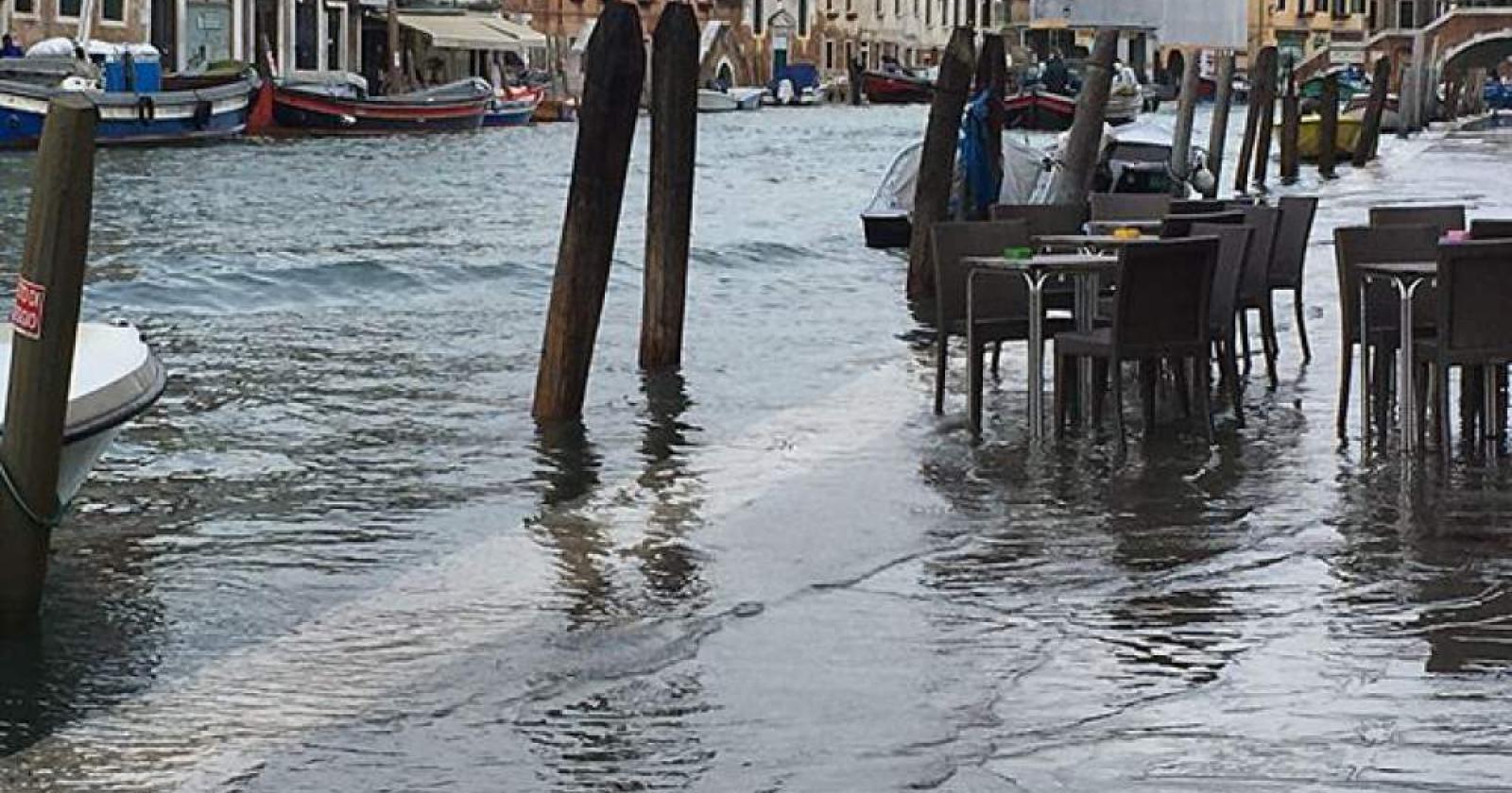 Carnevale bagnato: acqua alta fino a 120 centimetri