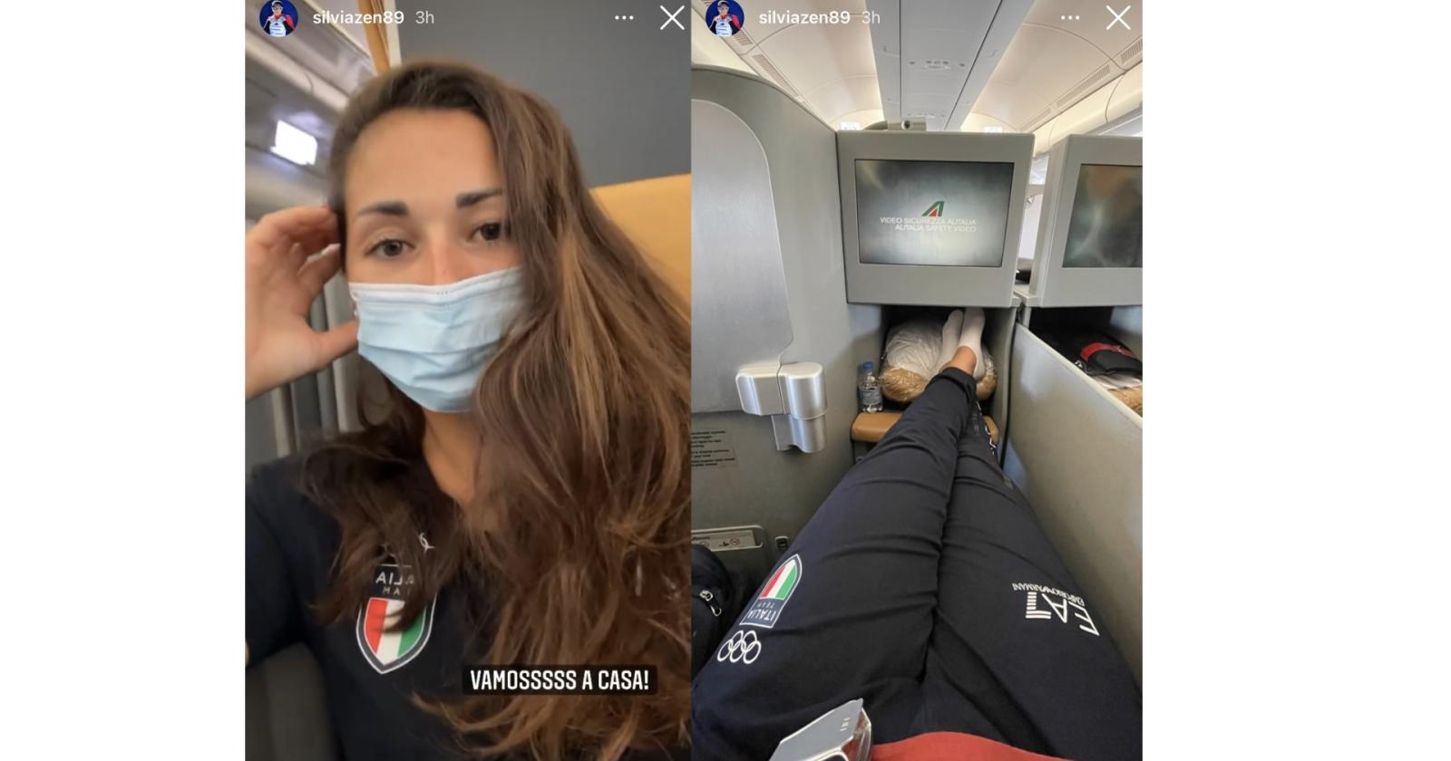 Silvia Zennaro sulla strada di casa