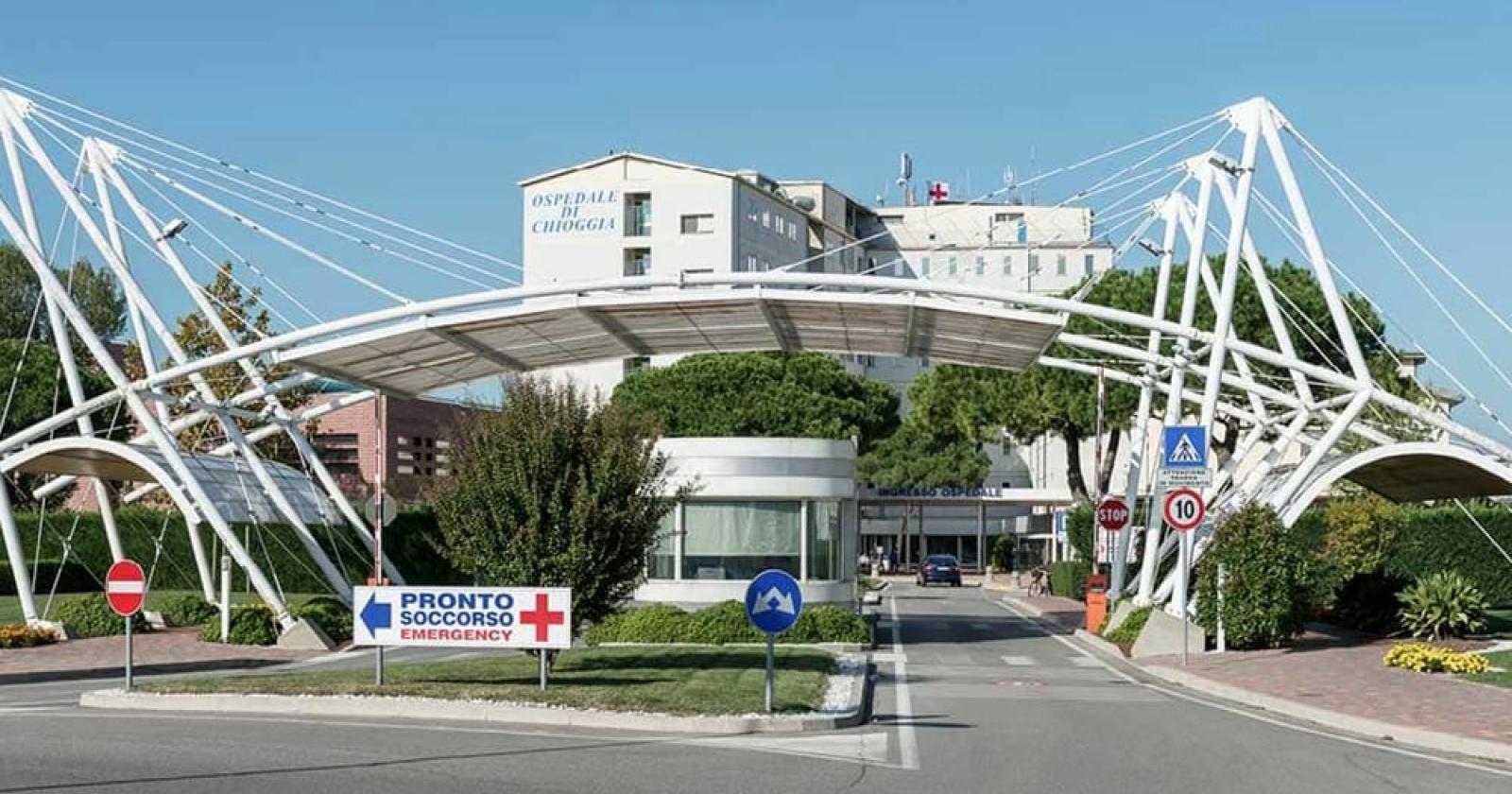 Nuova area covid nell'ospedale di Chioggia