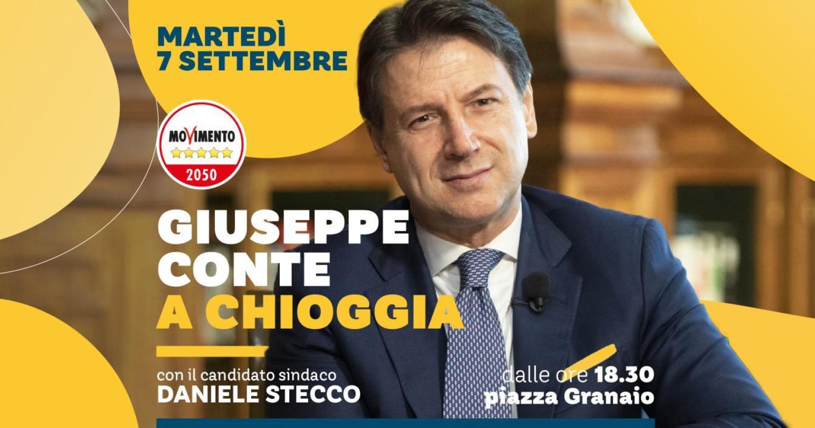 E' il giorno dell'ex premier a Chioggia