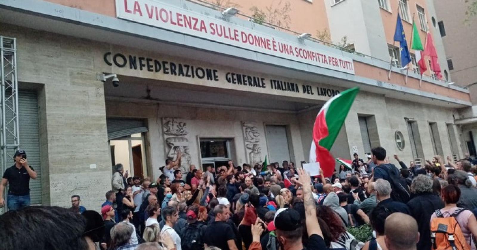 Assalto alla Cgil, in mille partiti dal Veneto