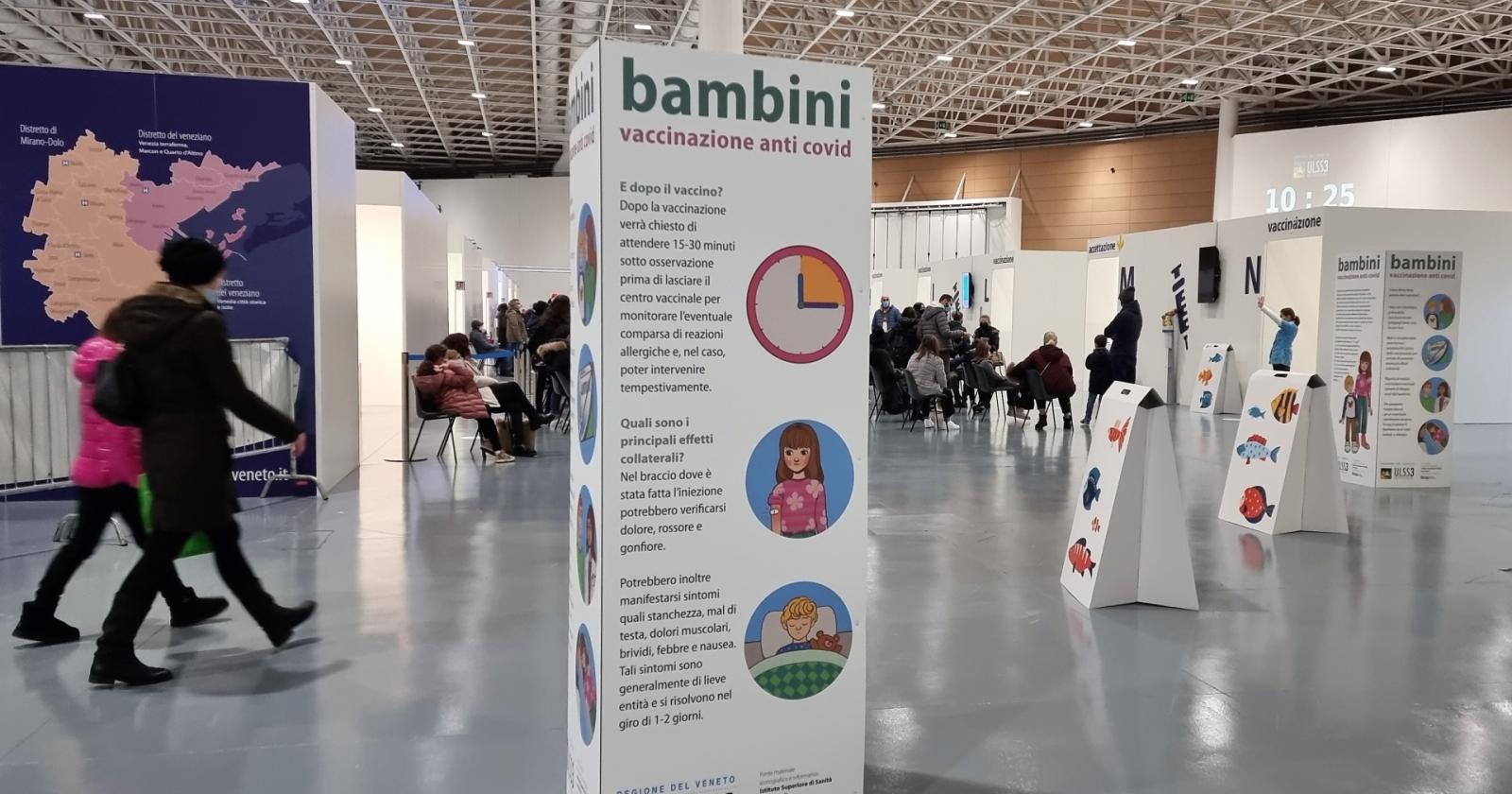 Weekend di vaccini per la fascia 5-11 anni