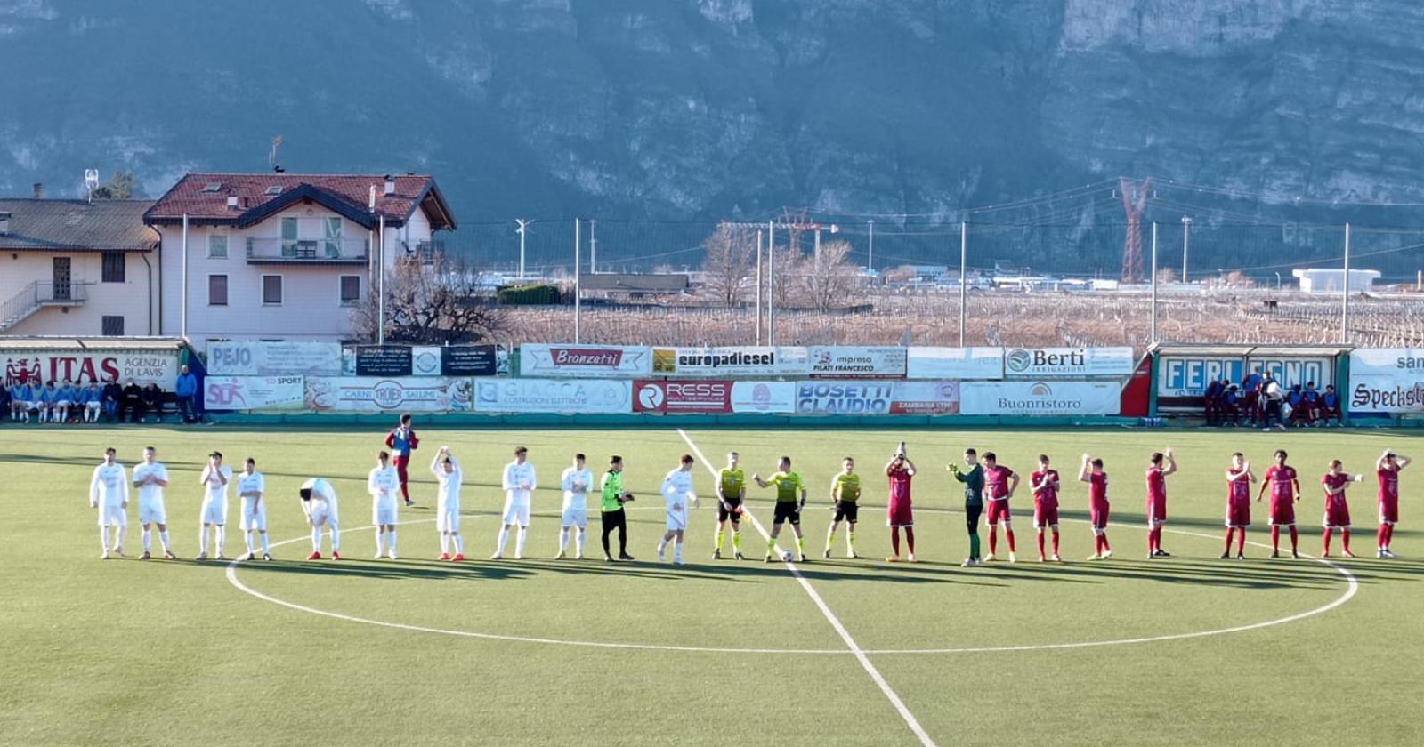 Union Clodiense alla prima sconfitta della stagione contro il Levico Terme