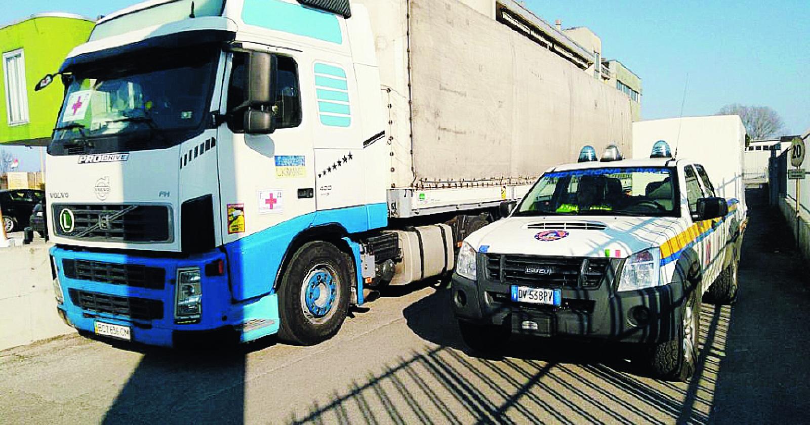 Spediti i primi aiuti all’Ucraina