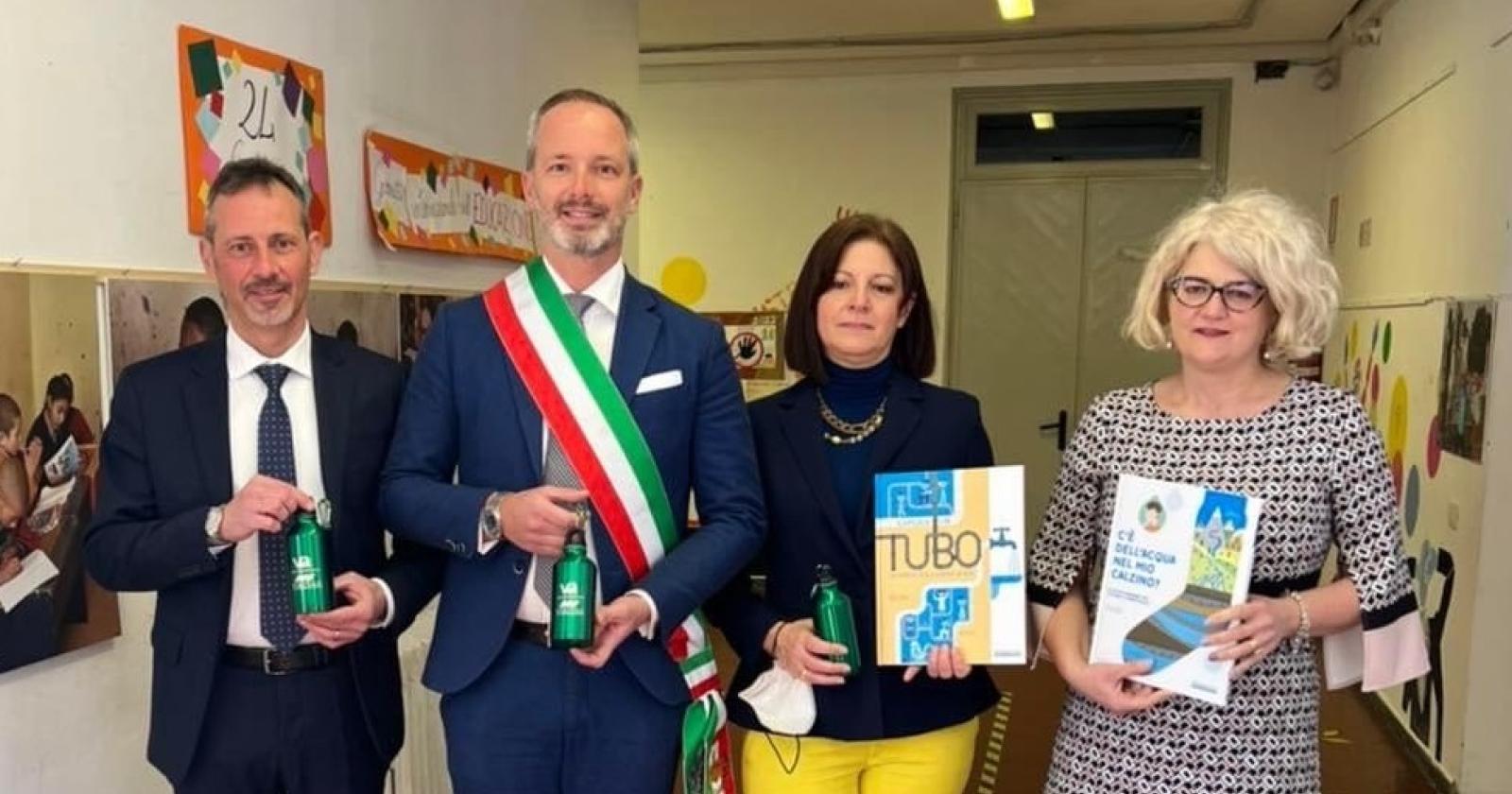 Borracce in acciaio per gli alunni della "Cappon"