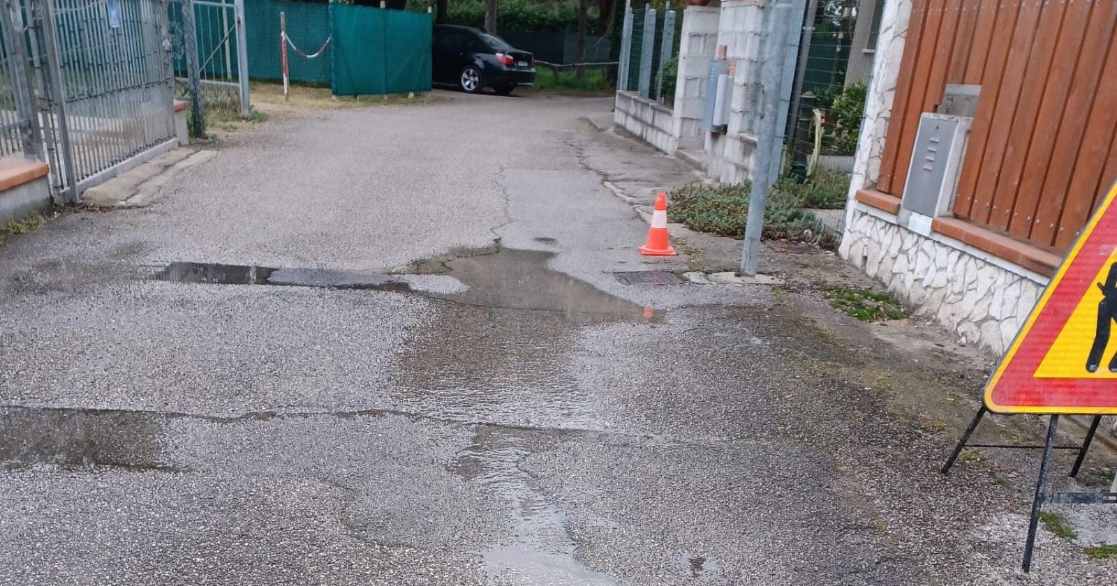 Perdita d'acqua a Sant'Anna, il sindaco chiama Veritas