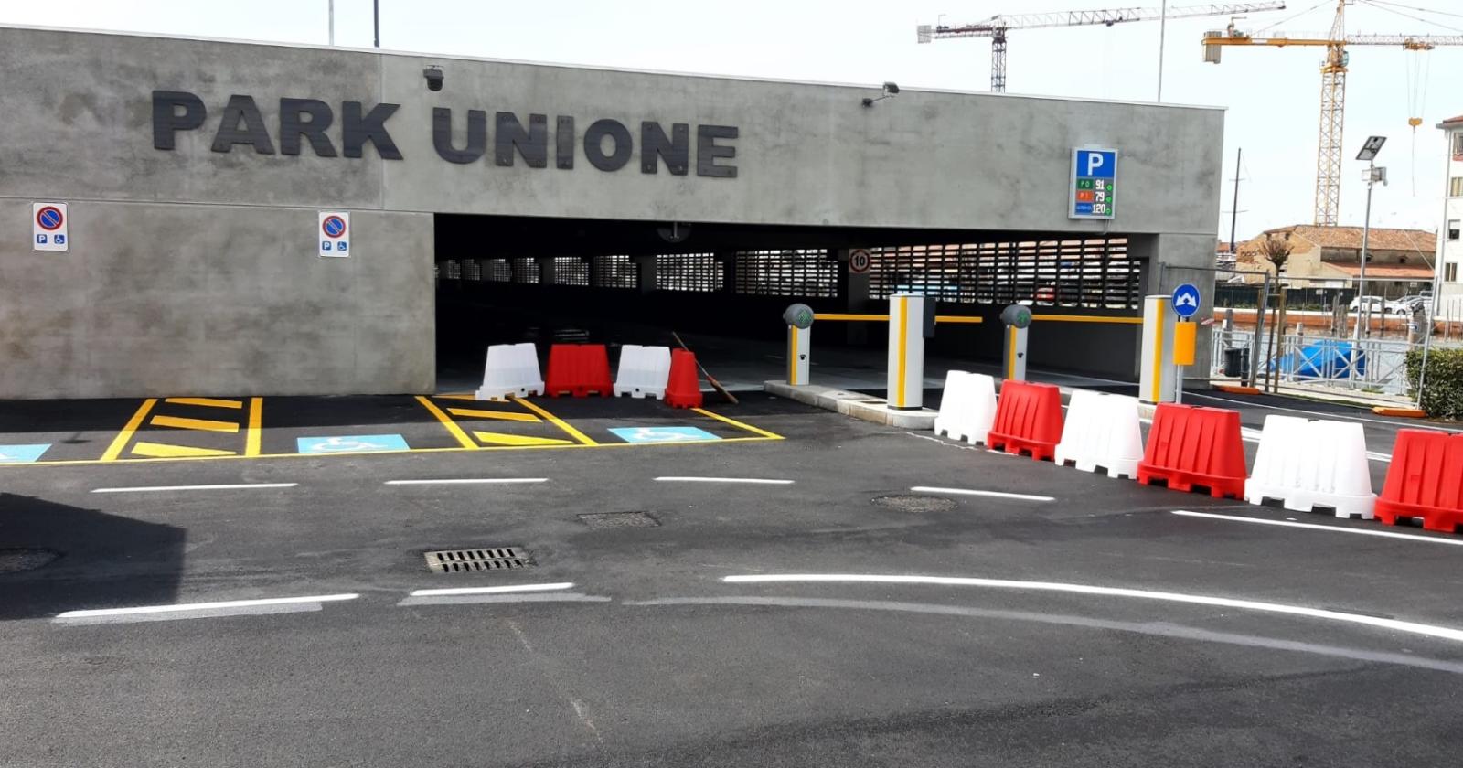 Park Unione aperto da oggi, ora più parcheggi in centro