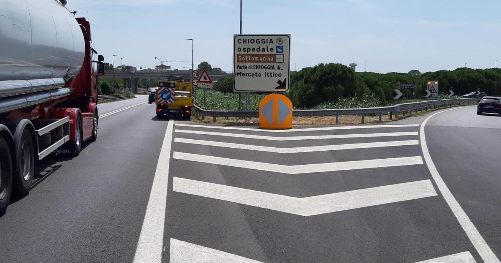 Svincoli per Chioggia, arrivano nuovi segnalatori