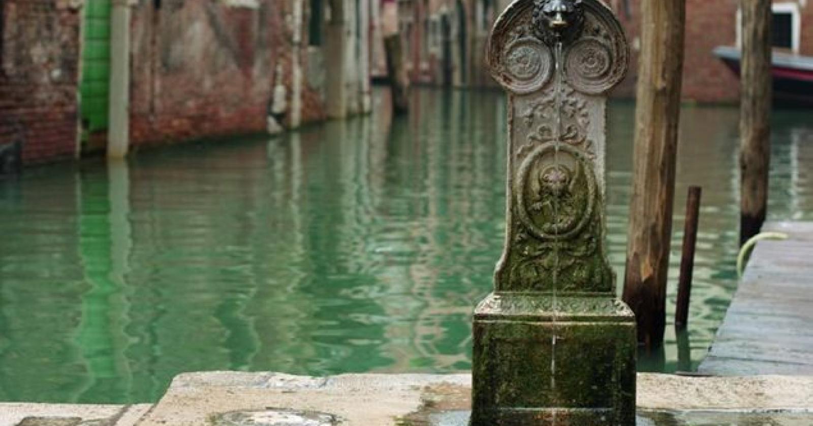 Siccità, Venezia chiude le fontanelle