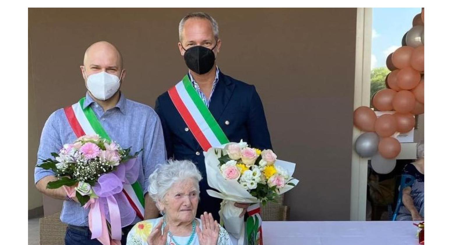 Nonna record, ha spento 102 candeline