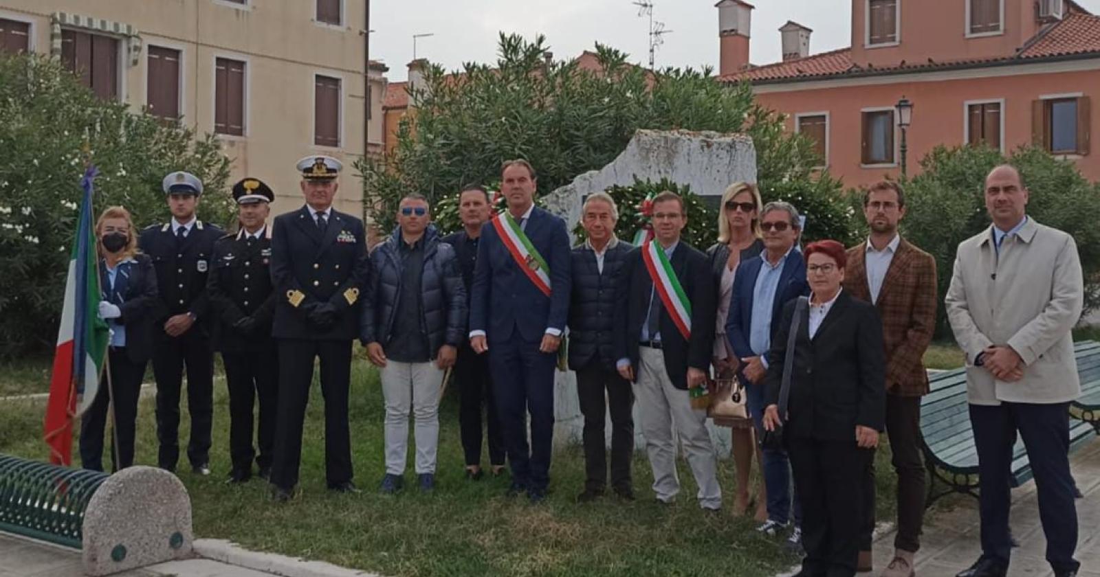 Il ricordo dei morti della motonave "Giudecca"