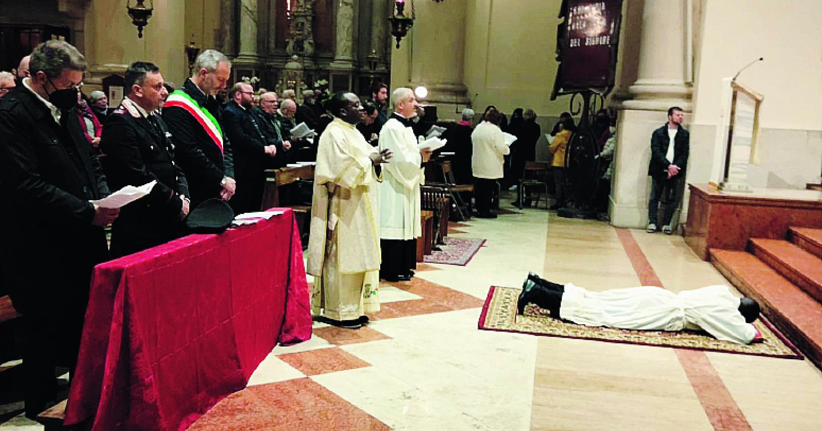 Il vescovo Dianin per celebrare San Mauro