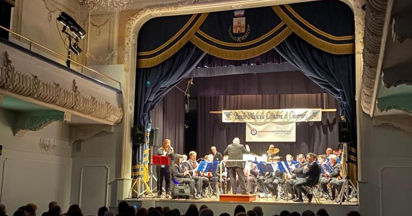 Banda cittadina da applausi e bis