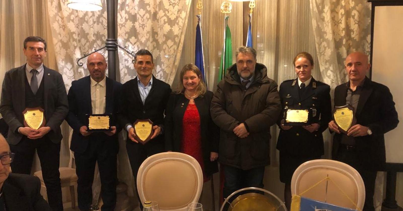 Premi e auguri alla conviviale del Panathlon