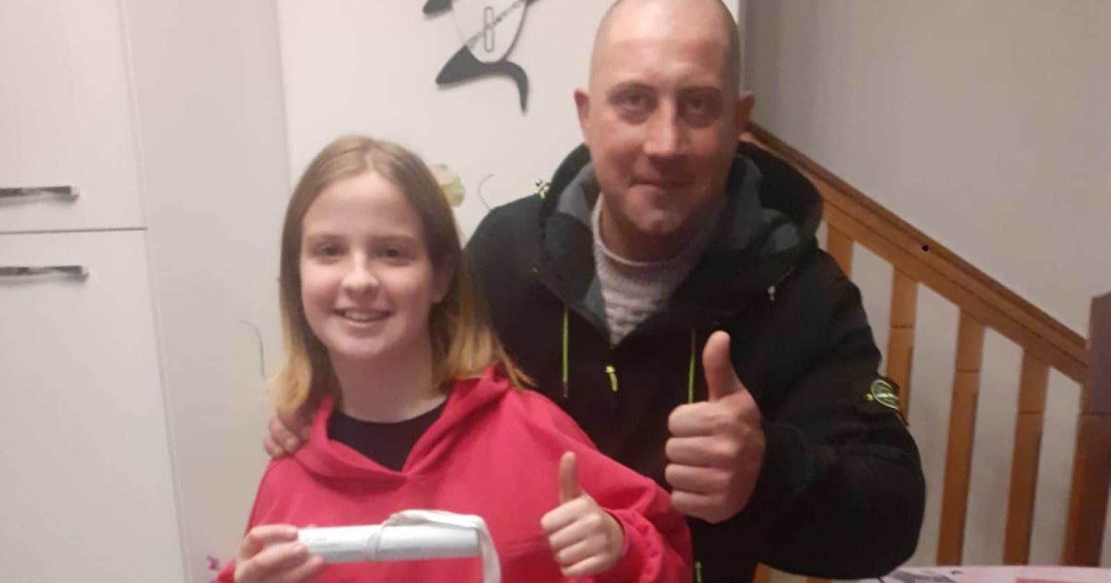 Andrea, il "messo" di Babbo Natale