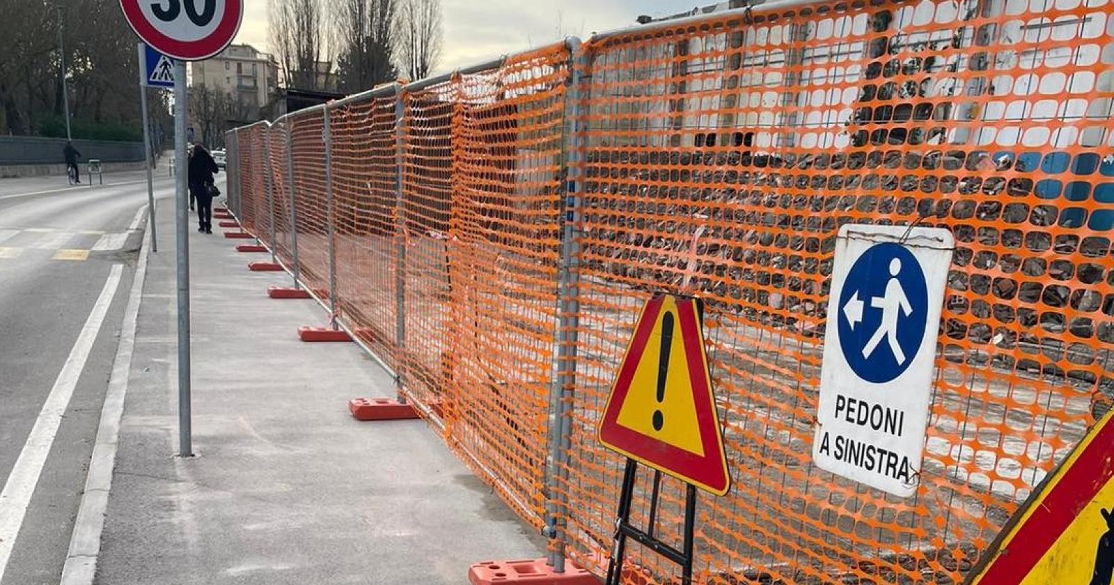 Via del Boschetto liberata dalle macerie