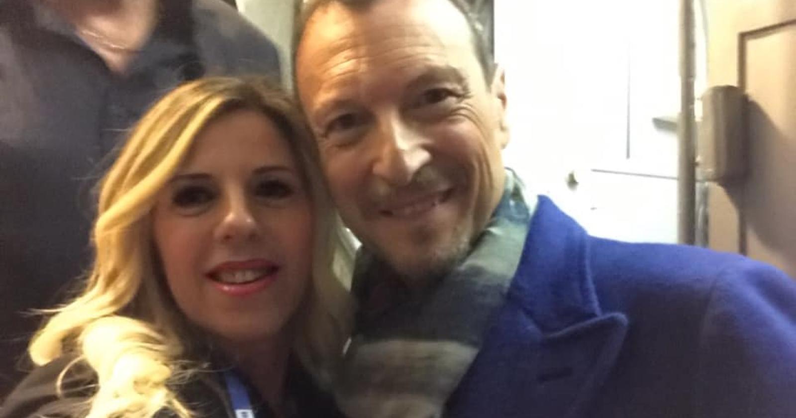 Patrizia Zanolla fa il trucco a Sanremo