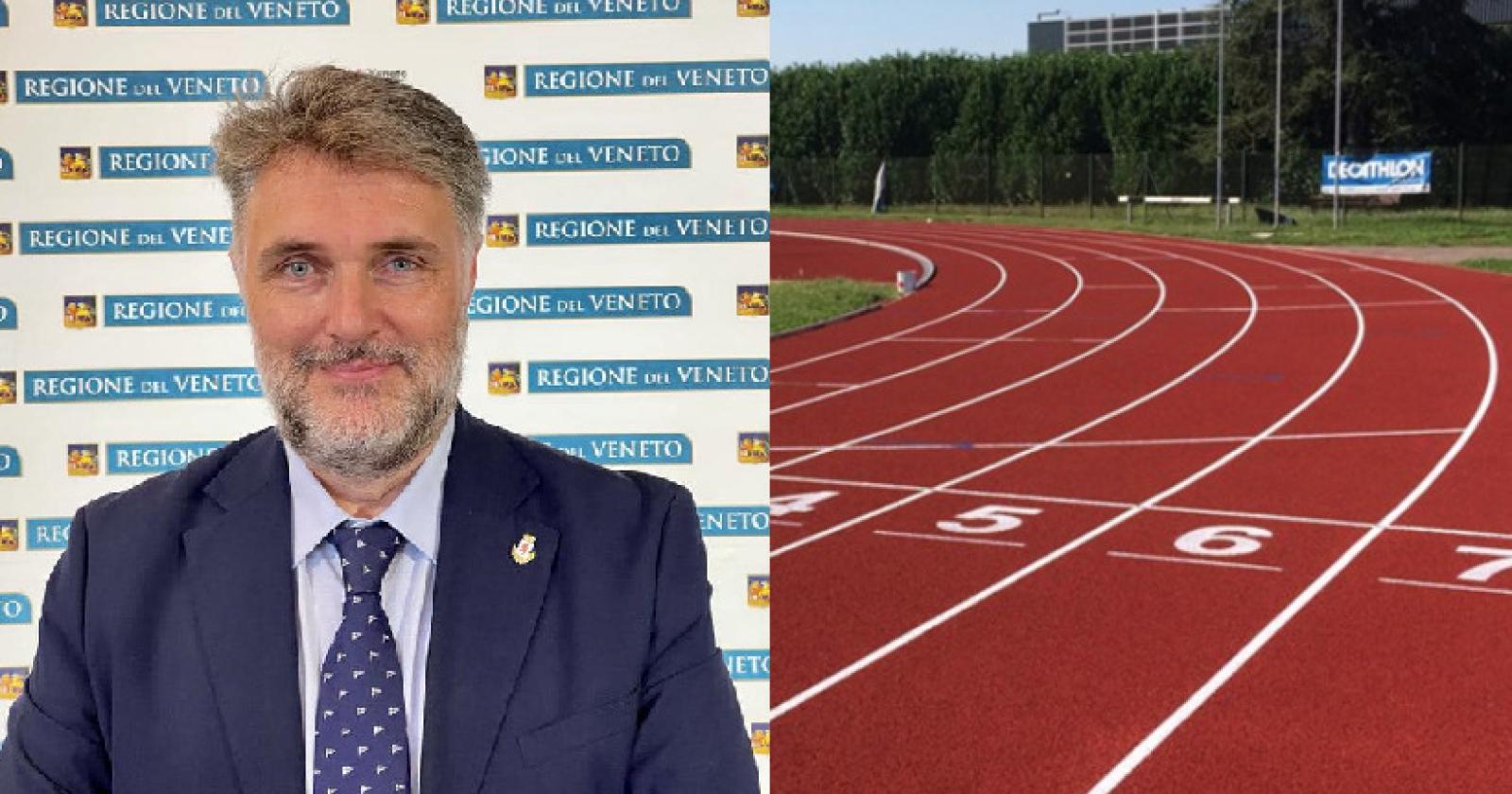 Armelao parte dalla pista d’atletica