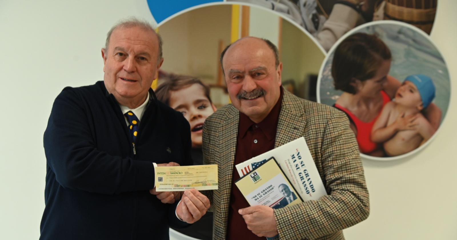 Luciano Boscolo Cucco, donazione al Filo d’oro