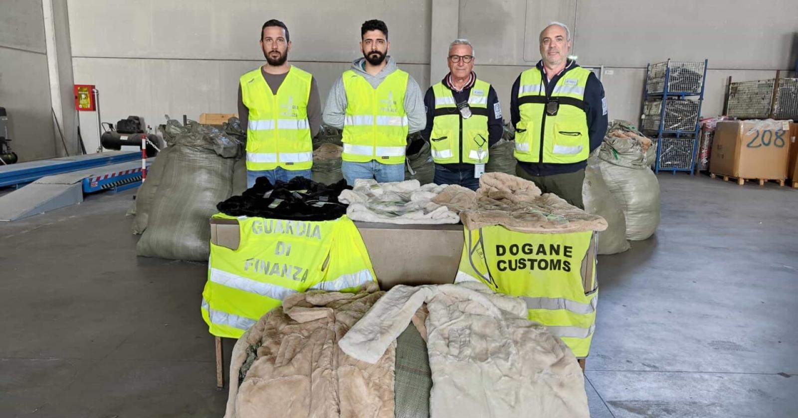 Sequestrati 51mila capi d'abbigliamento falsati
