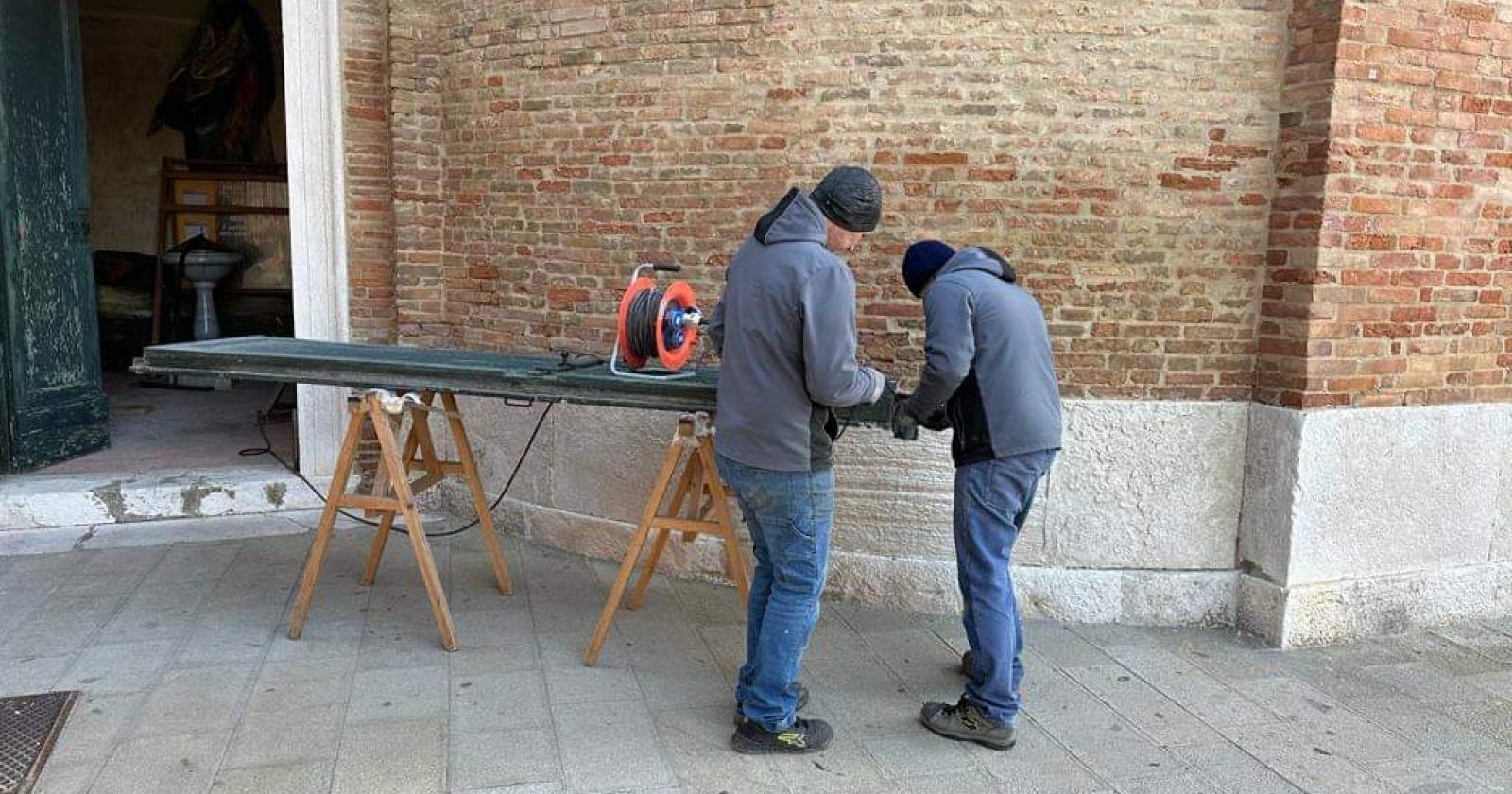 Chiesa San Domenico, lavori ai tre portoni