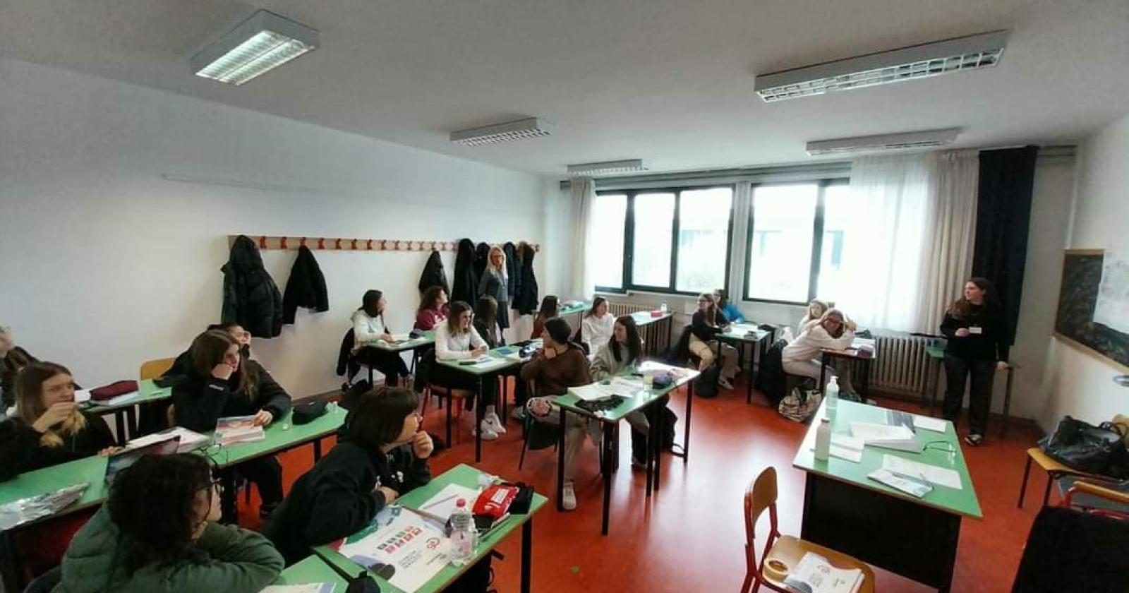 Linguaggi di alunni che uniscono
