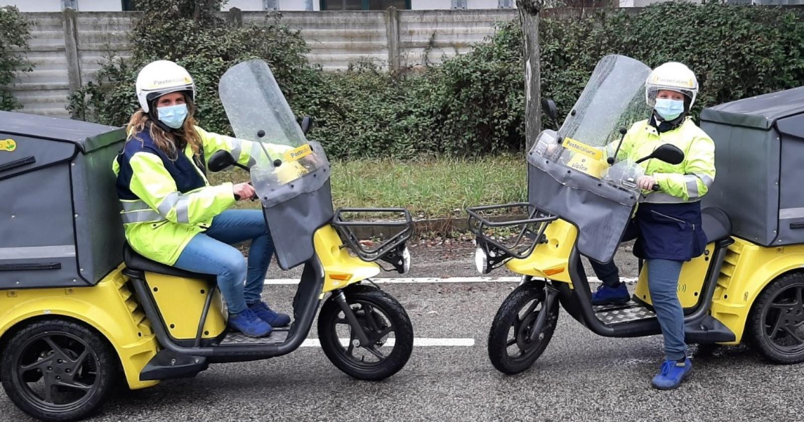 Poste Italiane, sempre più veicoli green per le consegne