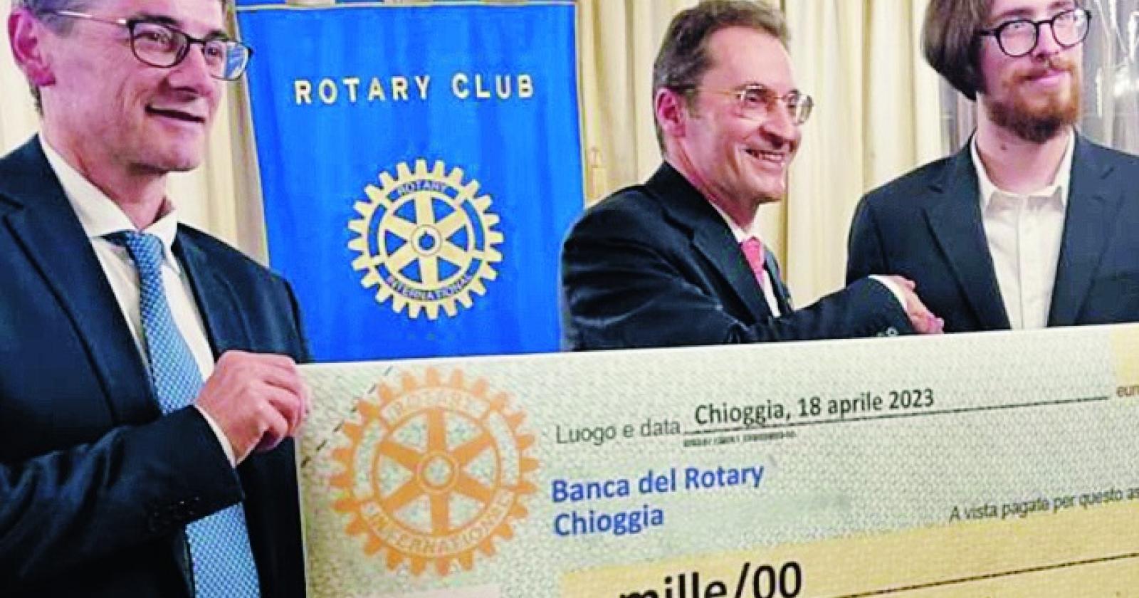 Ad Alberto Santi il tradizionale premio di studio "Rotary Club di Chioggia"