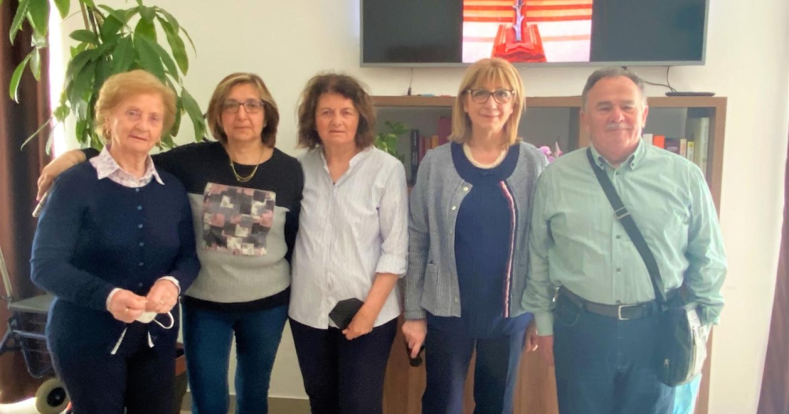 A lezione all’Ipab Danielato
