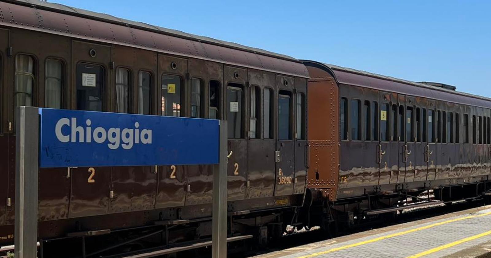 Che emozione il treno a vapore storico!